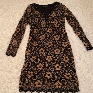 Karen Kane lace scallop dress